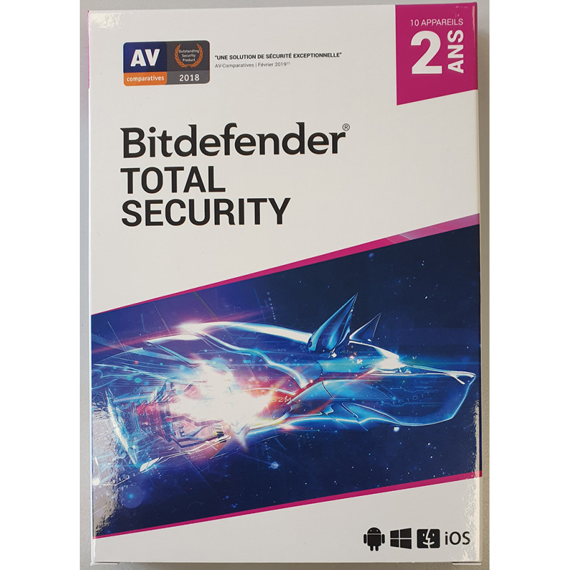Bitdefender Total Security - 2ans 10 Postes