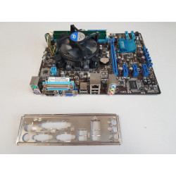Asus Carte Mère P8H61-M LX + Intel Core i3 2100 (3.1Ghz) + 4Go DDR3 (2x2Go)