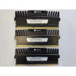 Mémoires CORSAIR 12Go DDR3 1600Mhz Tri Chanel CMZ6GX3M3A1600C8 CL8